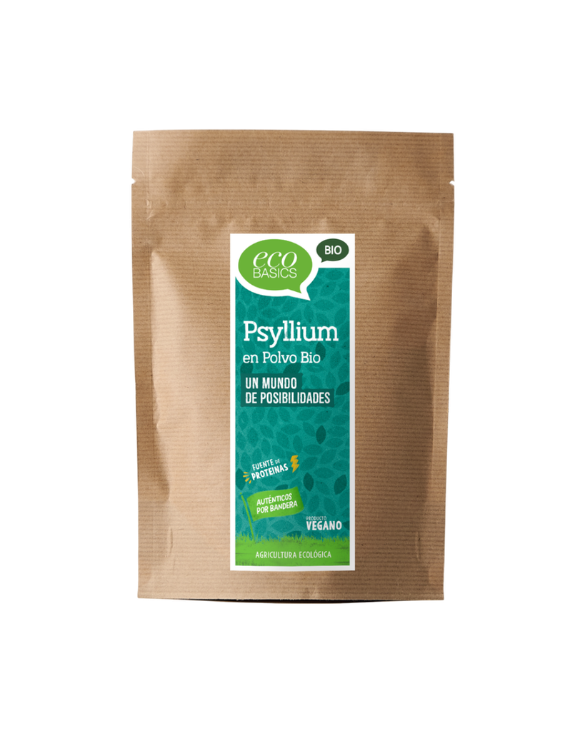 Psyllium en polvo sin gluten bio 250g Cilindre
