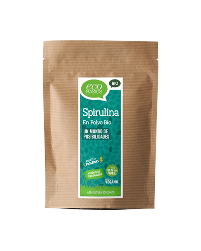 [080148ECO] Spirulina en polvo bio 200g Cilindre